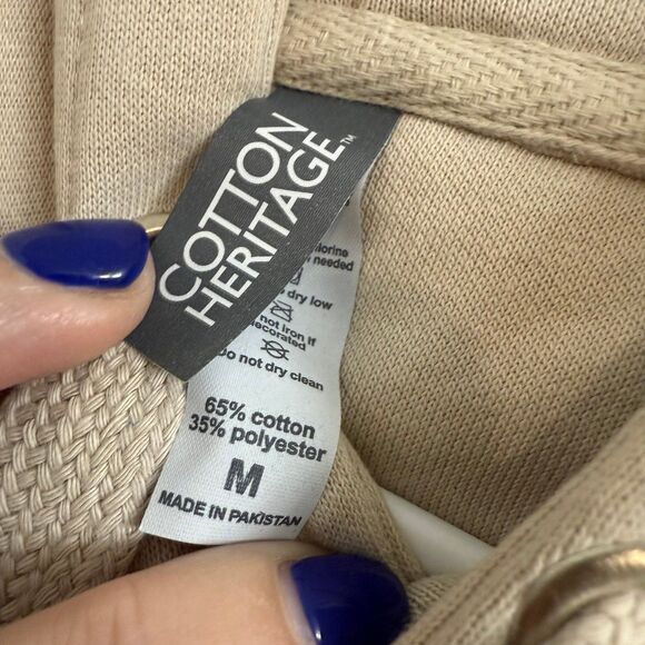 Beige Hoodie with Colorful Graphic - Picture 3 of 3